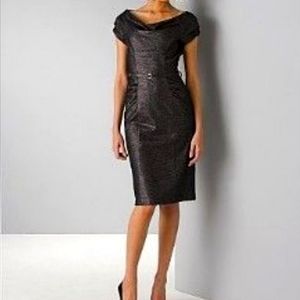 Diane Von Furstenberg Ellen Marie Metallic Jersey Sparkle size 12